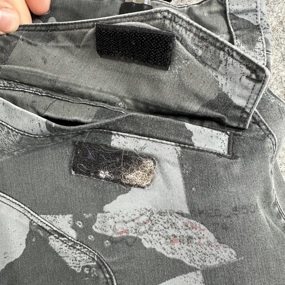 Fox Racing Cargo Shorts Mens 32 Gray Camo 12 In Inseam Lined Casual Outdoor - Picture 9 of 13